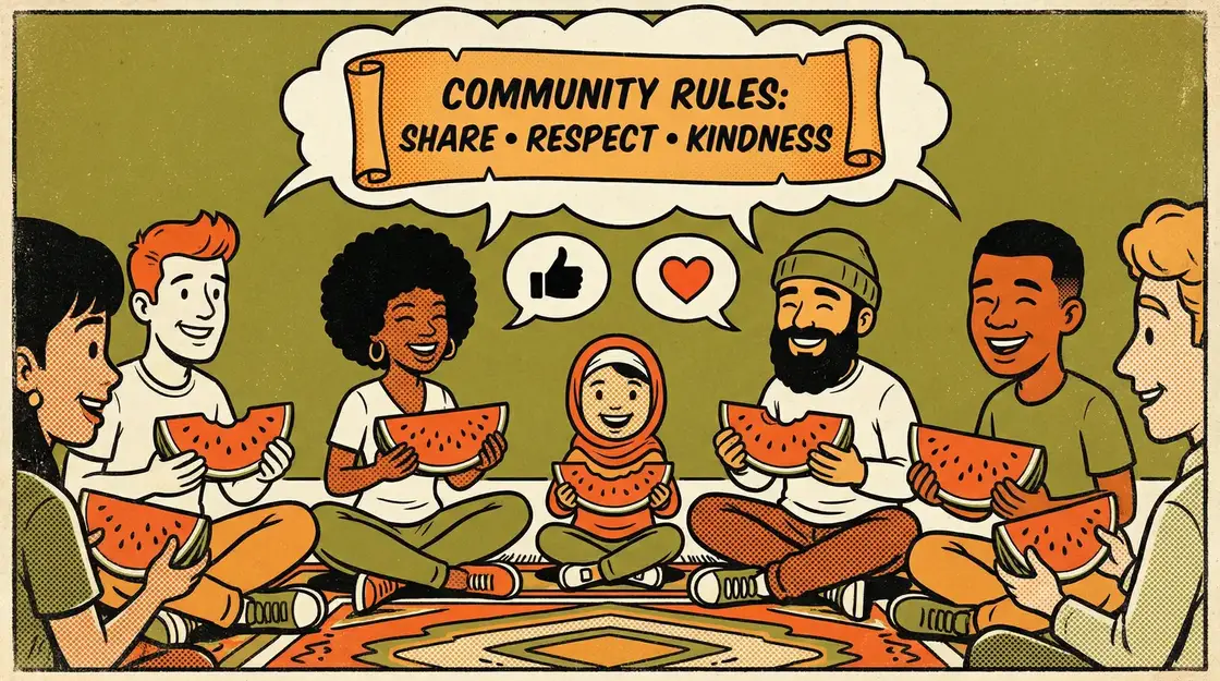鲍鱼tv 社区公约漫画插图